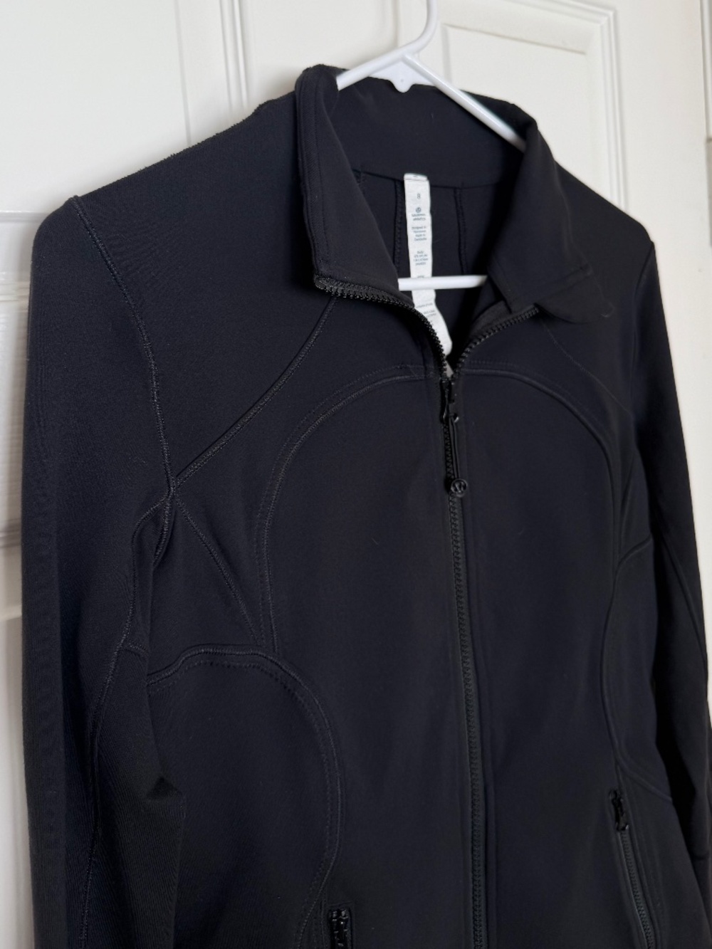Lululemon Black Define jacket Luon Size 8 - Picture 5 of 7